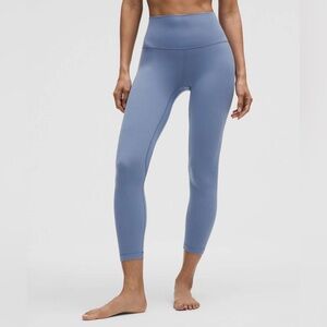 NWT lululemon Align High-Rise 25” Pant / Legging • Size 6 • Washed Denim • Blue